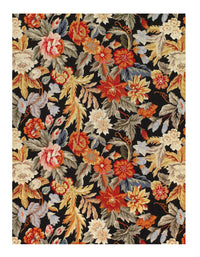 Multi Color Fine Hand Knotted Abusson Rug 8' X 10'