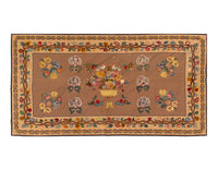 Early 20th Century English Needlework Rug 3'8'' X 6'11''