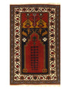 Afghan Baluch Wool Rug 3'1'' X 5'