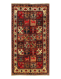 Persian Bakhtiari Rug - 5'7'' X 10'5''