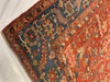 Rust Antique Persian Heriz Serapi Rug 9'7'' X 12'1''