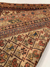 Antique Caucasian Dagestan Ivory Prayer Design Rug - 3'11 x 4'3