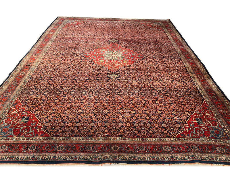 Navy Persian Bidjar 9'4'' X 12'7''