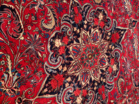 Antique Persian Bidjar Hand-Knotted 9'x12'5"