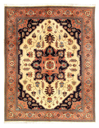 Ivory Persian Tabriz Design/Heriz 9'x12'