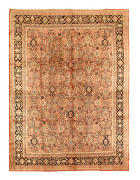 Salmon Color Vintage Persian Mahal 10'8'' X 13'8''