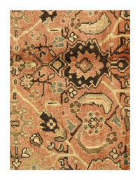 Salmon Color Vintage Persian Mahal 10'8'' X 13'8''