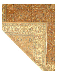 Light Brown fine vintage Tabriz Design 9'9'' X 12'8''