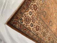 Light Brown fine vintage Tabriz Design 9'9'' X 12'8''