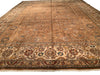 Light Brown fine vintage Tabriz Design 9'9'' X 12'8''