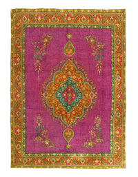 Purple Vintage Persian Modern Over-Dyed 9'8"x13'8"