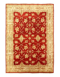 Red Color Fine Hand Knotted Oushak Rug 11'11'' X 17'3''