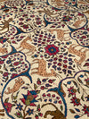 Ivory Antique Tabriz Design 8' 2'' X 12'