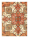 Persian Tabriz Design Design Area Rug - 9'1" x 11'10"