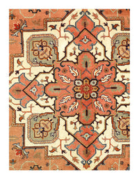 Persian Tabriz Design Design Area Rug - 9'1" x 11'10"