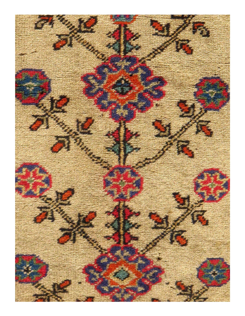 Ivory Turkish Kazak Rug 2'11'' X 4'5''