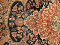 Rust Persian Antique Farahan 8'9" X 13'3"