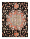 Persian Tabriz Design Silk & Wool Rug - 9'7" x 13'2"