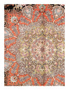 Persian Tabriz Design Silk & Wool Rug - 9'7" x 13'2"