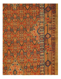 Fine Hand Knotted Persian Antique Saravand 3'6'' x 14'.3''