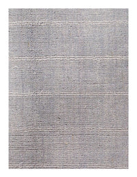 Gray Hand Knotted Modern Rug 9'11'' X 14'