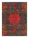 Green Vintage Traditional Over-Dyed 10' X 14'