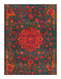 Green Vintage Traditional Over-Dyed 10' X 14'