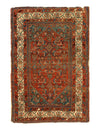 Rust Color Persian Antique Hamadan 3' X 4'9''