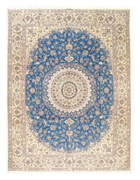 Persian Nain Silk & Wool Rug - 10'2" x 13'3"