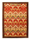 Multi Color Fine Hand Knotted Ikat Rug 9'11'' X 14'