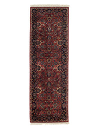 Red Indian Tabriz Design Runner 2' X 6'