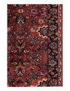 Red Indian Tabriz Design Runner 2' X 6'