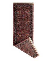 Red Indian Tabriz Design Runner 2' X 6'