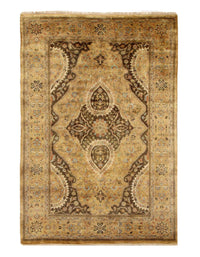 Ivory Tabriz Design Design 6' X 9'