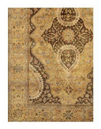 Ivory Tabriz Design Design 6' X 9'