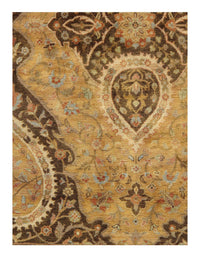 Ivory Tabriz Design Design 6' X 9'