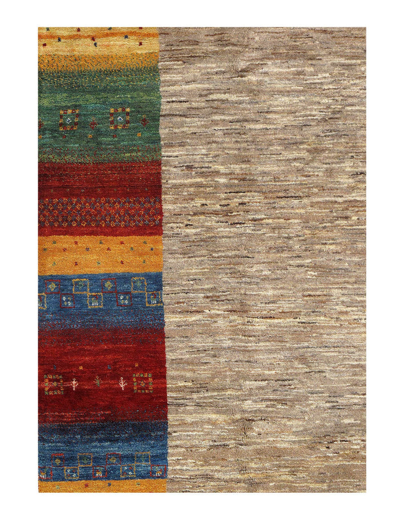 Multi Color Persian Gabbeh 7'2" x 11'