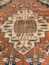 Rust Color Persian Antique Serapi 11' X 13'11''