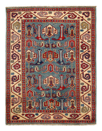 Contemporary Pak Kazak Lamb's Wool Rug - 3'6" x 5'