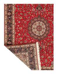 Red Persian Tabriz Design silk & wool 8'.3'' X 11'.8''