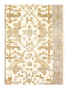 Ivory Fine Hand Knotted Oushak Runner 2'5'' X 12'