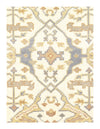 Ivory Fine Hand Knotted Oushak Runner 2'6'' X 8'