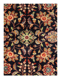 Indo Kashan Design Hand Knotted Rug - 9'1" X 12'3"