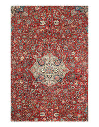 Red color Fine Hand Knotted Persian Mahal 12' X 18'9''