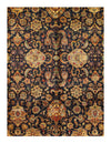 Navy Blue Fine Hand Knotted Agra 9' X 12'7''