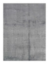 Gray Fine Hand Knotted Modern Rug 9' X 11'11''