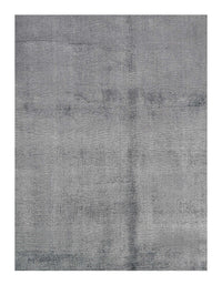 Gray Fine Hand Knotted Modern Rug 9' X 11'11''