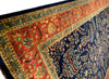 Navy Blue Fine Hand Knotted Persian sarouk Design 12'4'' X 17'8''