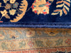 Navy Blue Fine Hand Knotted Persian sarouk Design 12'4'' X 17'8''