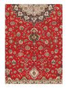 Red Persian Tabriz Design silk & wool 11'5'' X 16'2''